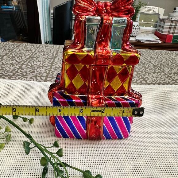 Christopher Radko Christmas Tower Of Treasures 2004 Vintage Candy Jar Trinket - Picture 9 of 9